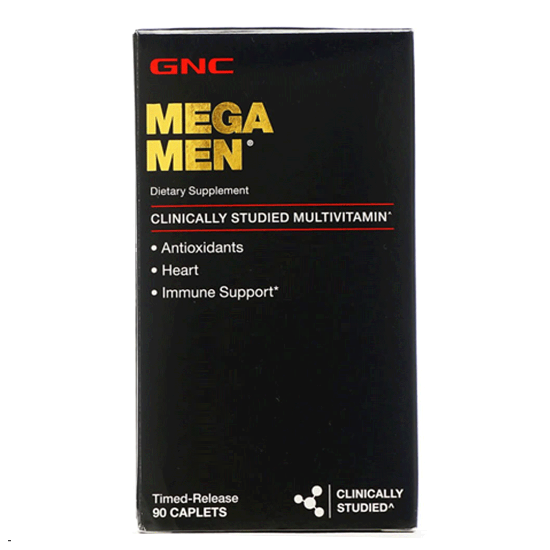 GNC Mega Men - 90 Caplets - Nutri Club